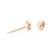 Molten Stud Earrings in Rose Gold