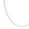 Tennis Chain Necklace in Rose Gold close up shot