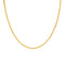 Oval Snake Chain Necklace in Gold