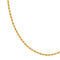 Close up shot of Rope Bold Chain Necklace in Gold