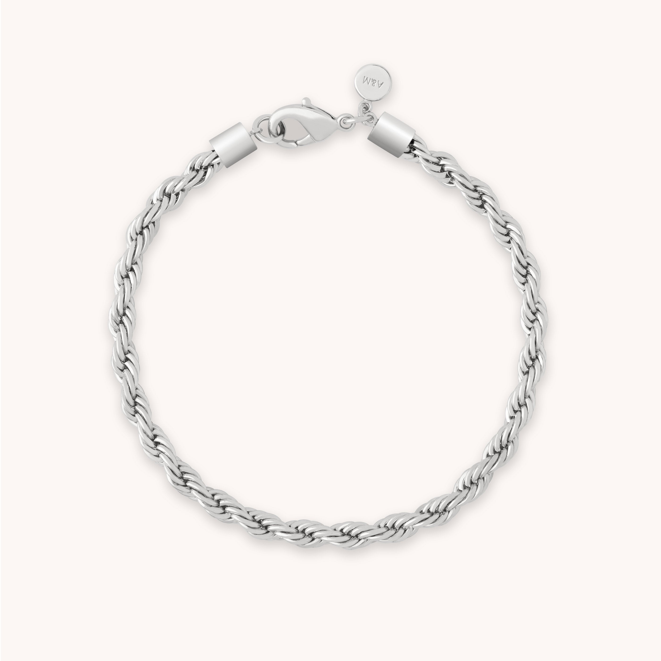Rope Bold Chain Bracelet in Silver