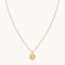 Capricorn Zodiac Pendant Necklace in Gold