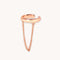 Chain Ear Cuff in Rose Gold