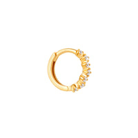 Cluster Hoop 8mm in Gold