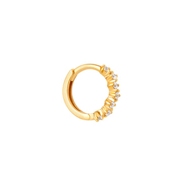 Cluster Hoop 8mm in Gold