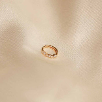 Cluster Hoop 8mm in Gold