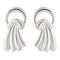 Waterfall Stud Earrings in Silver