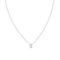 R Initial Pendant Necklace in Silver with R