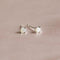 June Birthstone Stud Earrings in Silver with Moonstone CZ