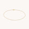 Marylebone Chain Anklet in Solid Gold