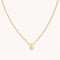 G Initial Pendant Necklace in Gold