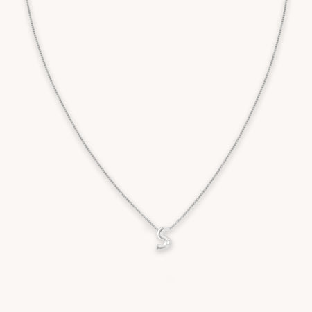 Three - Initial Sterling Silver Monogram Necklace - Antons Fine