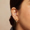 Twist Hoops in Gold