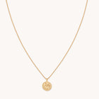 Sagittarius Zodiac Pendant Necklace in Gold
