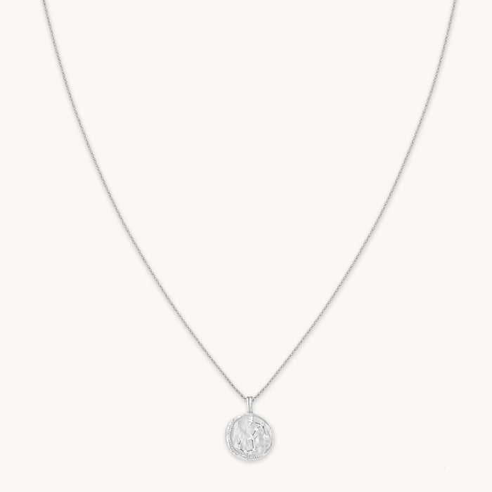Scorpio Zodiac Pendant Necklace in Silver