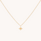 Twilight Pendant Necklace in Solid Gold cut out