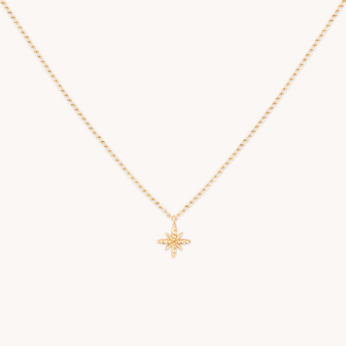 Twilight Pendant Necklace in Solid Gold