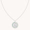 Virgo Bold Zodiac Pendant Necklace in Silver