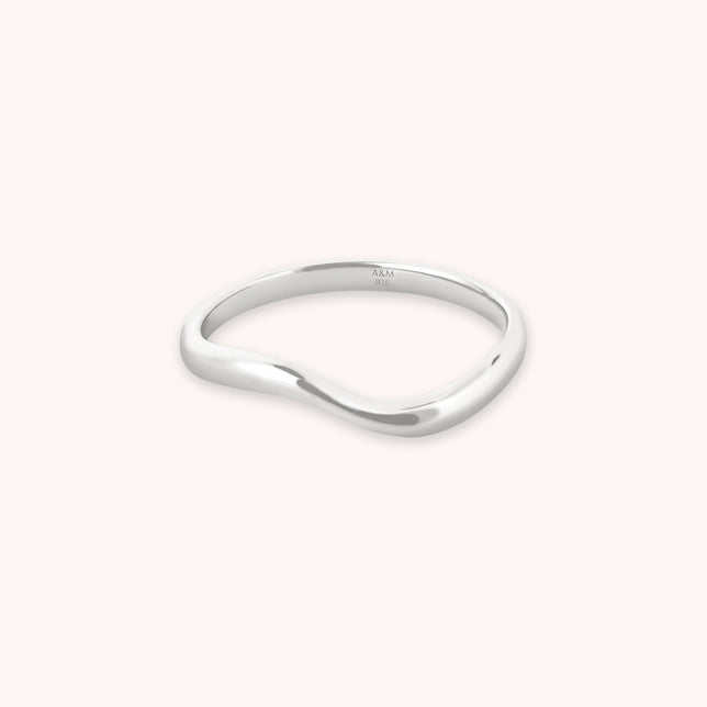 AM22-ENER-R-W-L-S  1489 × 1489px  Wave Ring in Silver