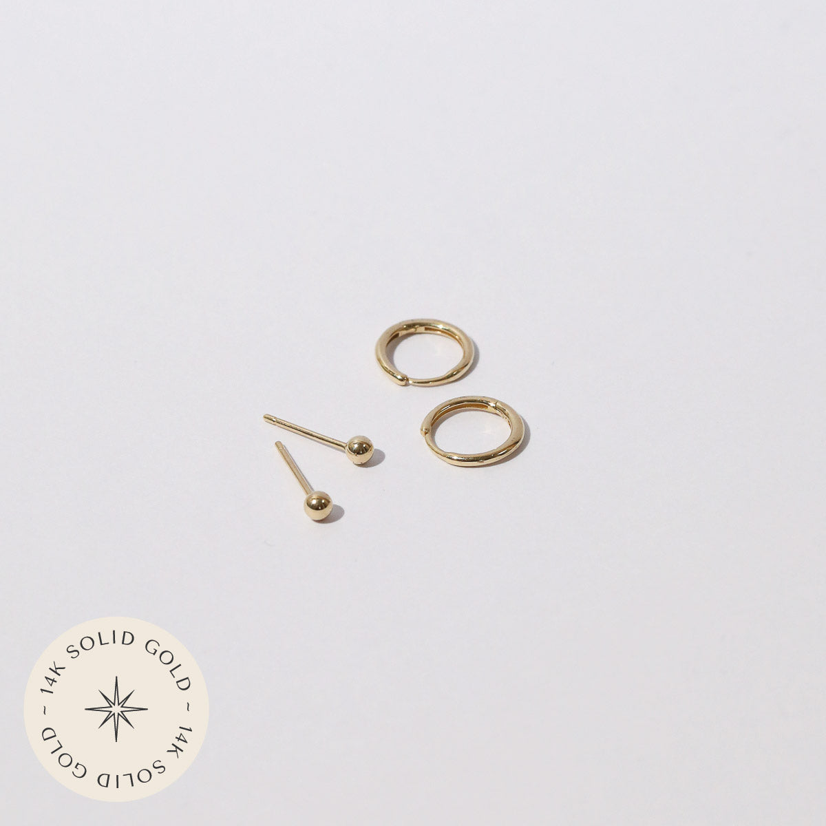 Essential Stacking Set in Solid Gold