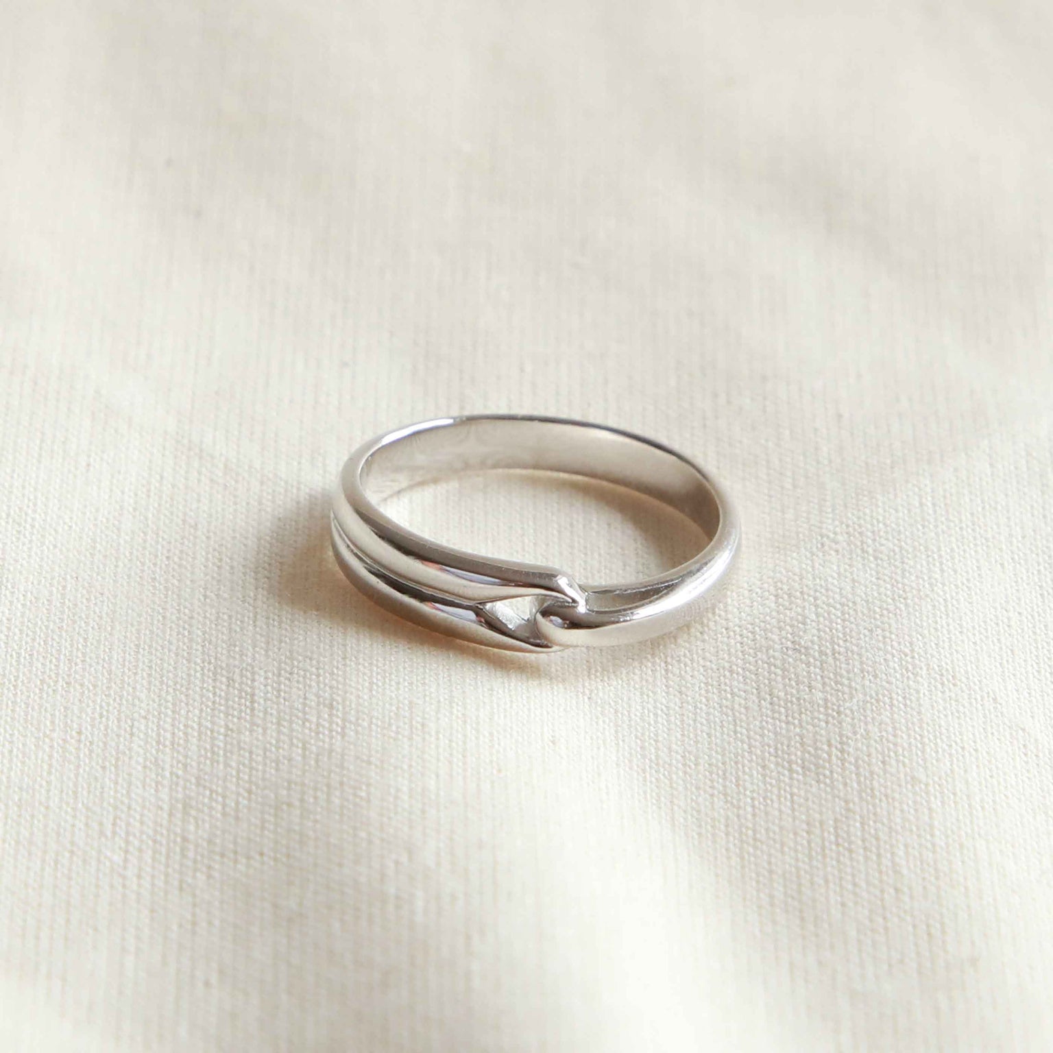 Infinite Ring in Silver