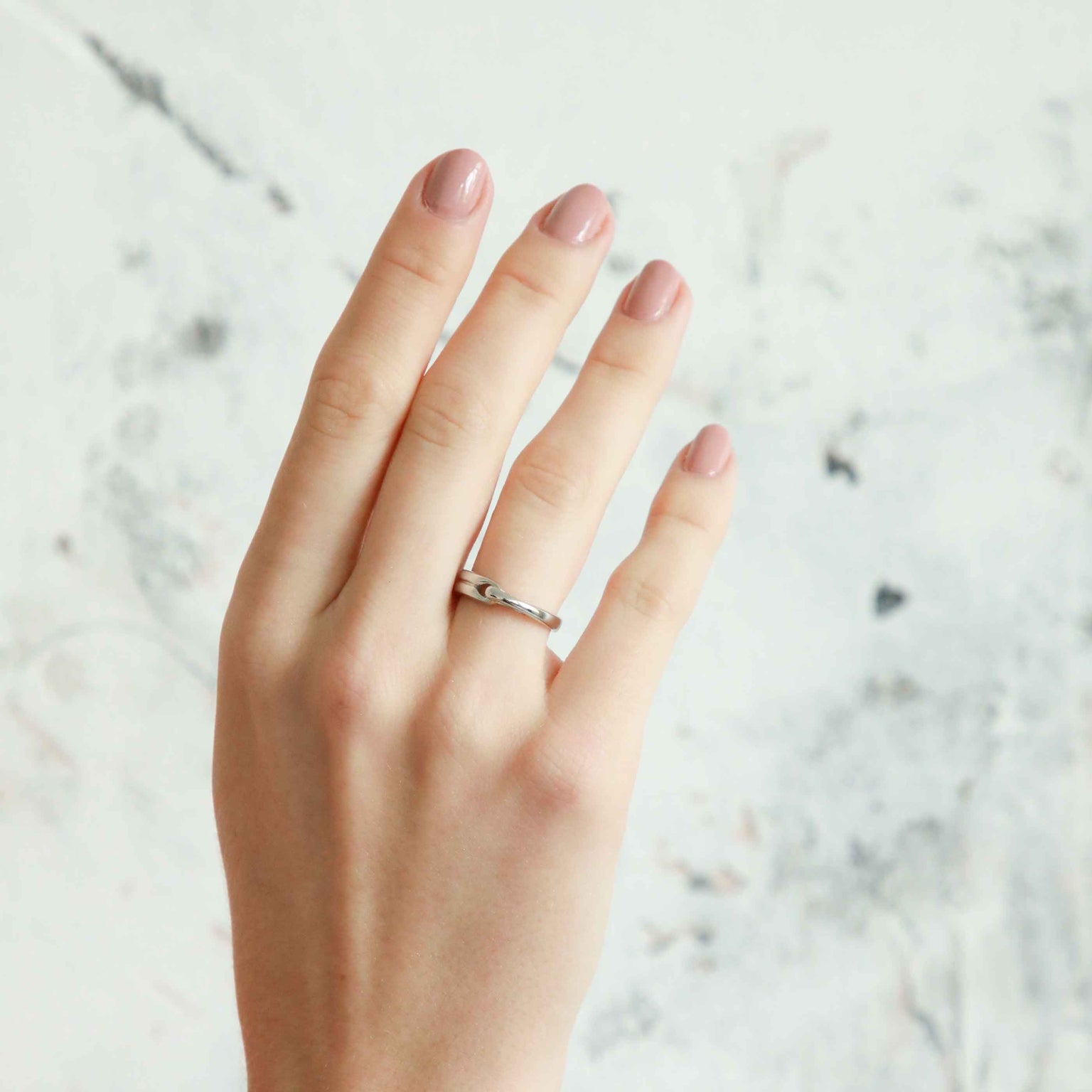 Infinite Ring in Silver